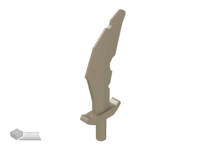 60752 – Minifigure, wapen Sword, Scimitar met Nicks
