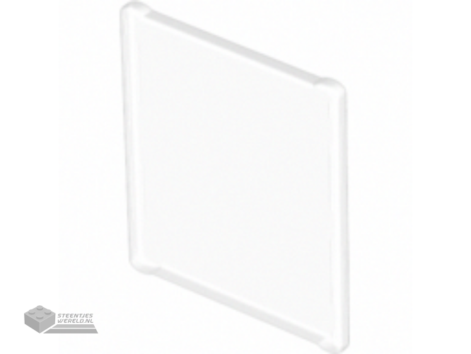 51266 - Glas voor raam 1 x 3 x 3 platte voorzijde