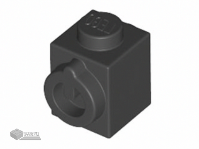 15411 – Steen, aangepast 1 x 1 met nop op zijkant en Conductive Element op Opposite zijkant (AppSteen)