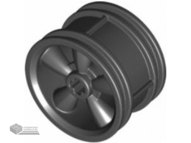 42716 – Wheel 30.4mm D. x 20mm zonder pin gaten en 5 grote spaken