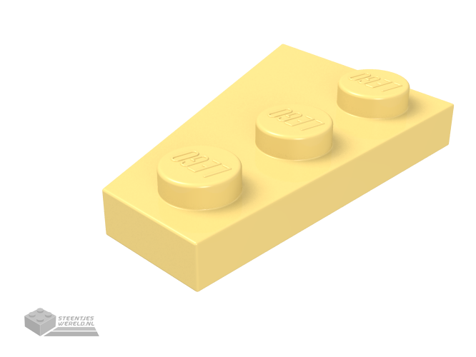 43722 – Wedge, Plaat 3 x 2 rechts