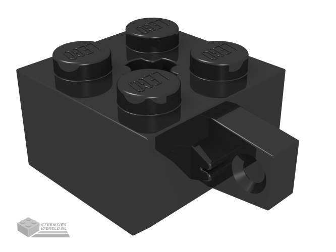 30389b – Scharnier Steen 2 x 2 Locking met 1 Finger Vertical en Technic as gat (+ vorm)