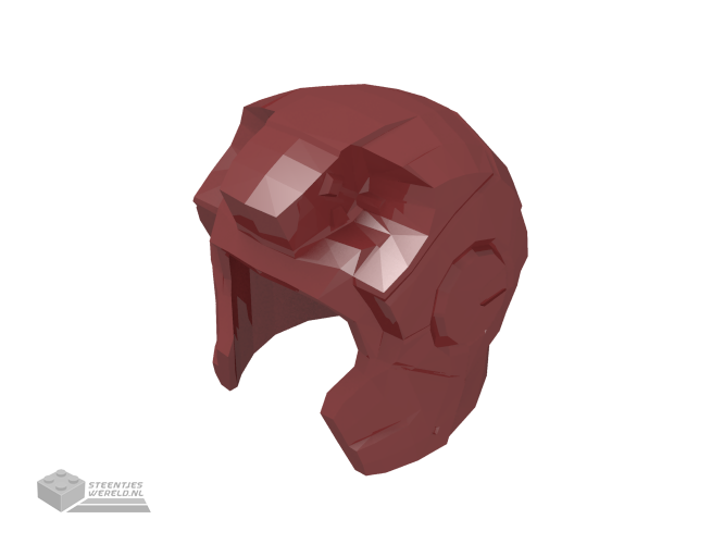 10907 – Minifigure, hoofddeksel Helmet Space met Open Face en bovenkant Scharnier (Iron Man)