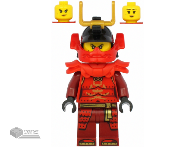 njo614 - Samurai X (Nya) - Legacy, Red Shoulder Pads