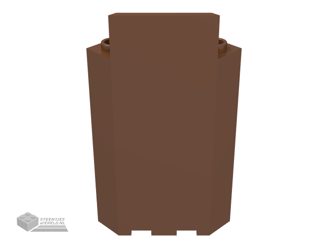 87421 – paneel 3 x 3 x 6 hoek muur zonder onderkant Indentations