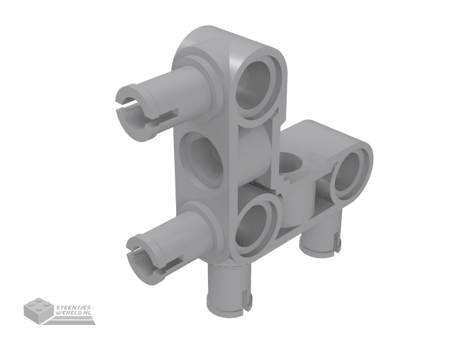 55615 – Technic, pin Connector recht 3 x 3 Bent met 4 pins