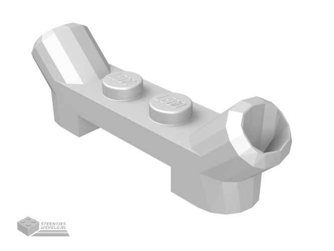 61072 - Plaat, aangepast 1 x 4 met Angled buizen