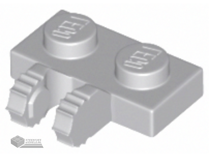 50340 – Scharnier Plaat 1 x 2 Locking met 2 Fingers op zijkant en 7 Teeth