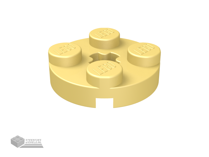 4032 – Plaat, rond 2 x 2 met Technic as gat