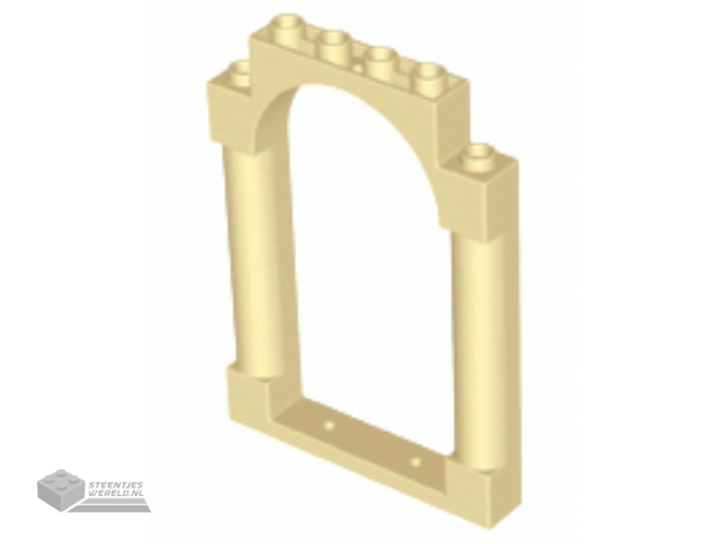 40066 – Deurkozijn 1 x 6 x 7 afgeronde Pillars met bovenkant boog en inkepingen