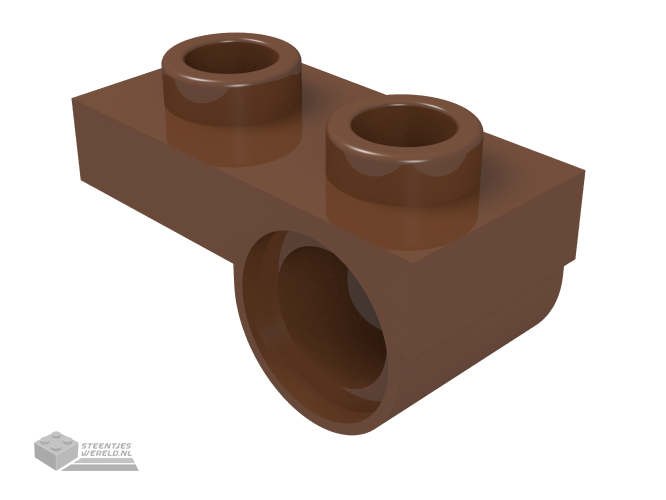 18677 – Plaat, aangepast 1 x 2 met pin gat op onderkant