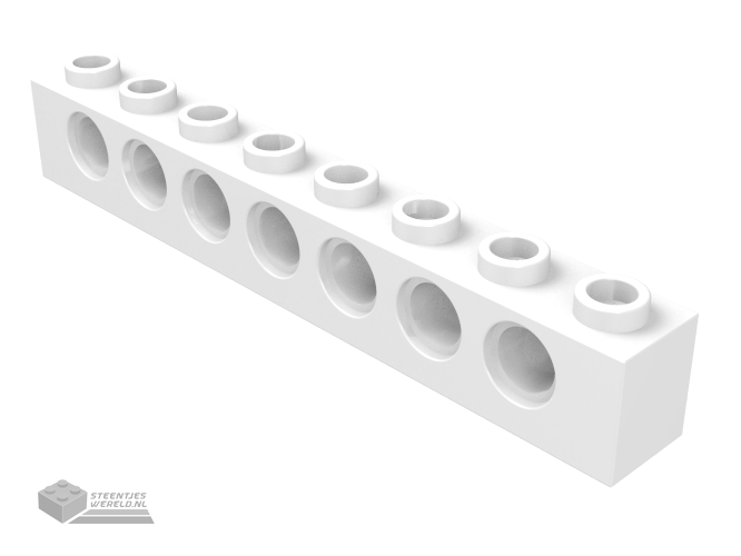 3702 – Technic, Steen 1 x 8 met gaten