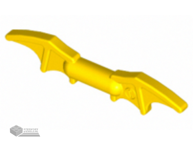 98721 - Minifigure, wapen Batman Batarang (2 Bat vleugels met staaf in Middle)