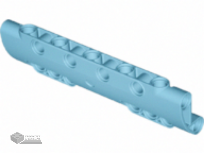 11954 – Technic, paneel gebogen 11 x 3 met 10 pin gaten door paneeloppervlak