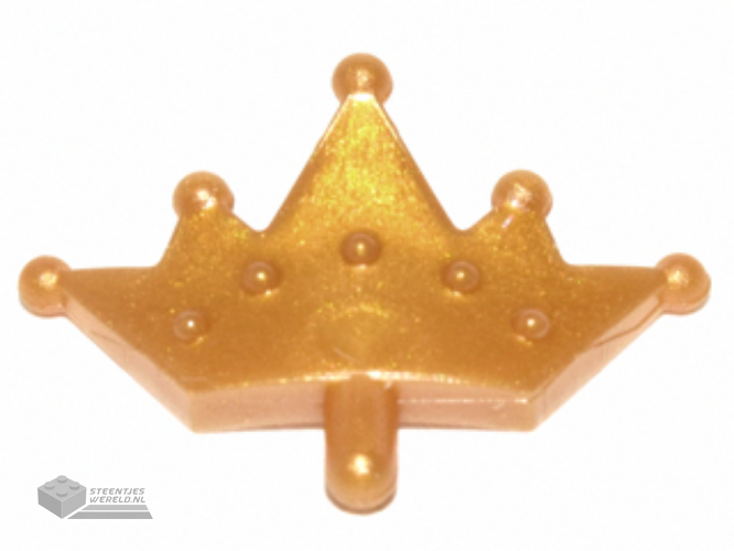 33322 – Minifigure, Crown Tiara, 5 Points, afgeronde uiteindes