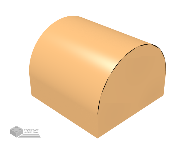 49307 – Dakpan, gebogen 1 x 1 x 2/3 dubbel