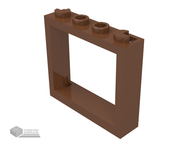 60594 – raam 1 x 4 x 3 – zonder Shutter Tabs