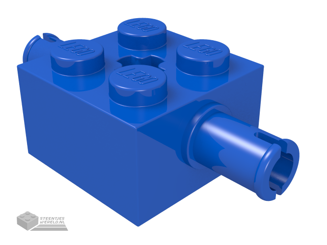 30000 – Steen, aangepast 2 x 2 met pins en Technic as gat