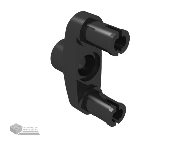 15461 – Technic, pin Connector 3L met 2 pins en middenstuk gat