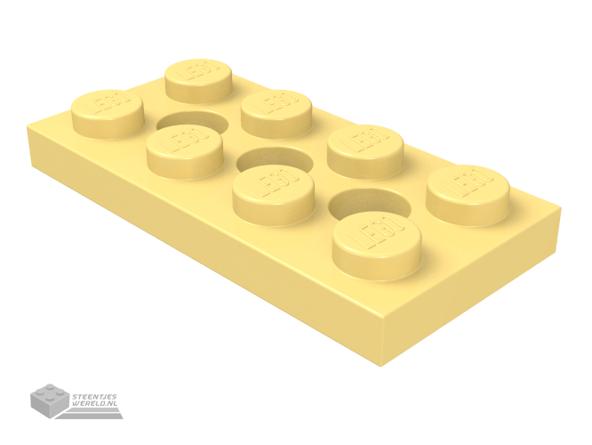 3709b – Technic, Plaat 2 x 4 met 3 gaten