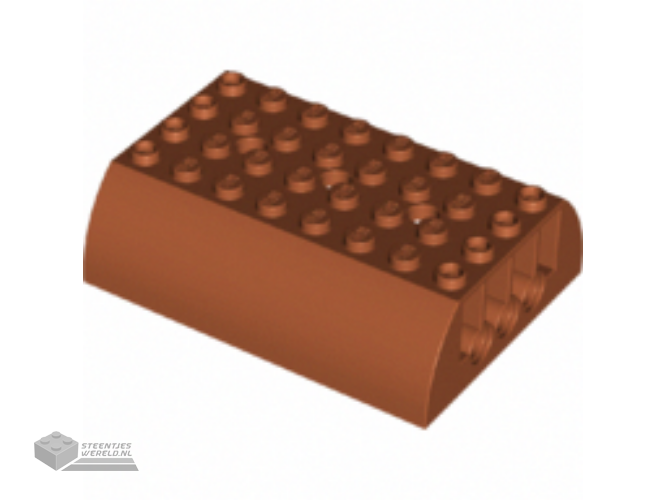 45411 – Dakpan, gebogen 6 x 8 x 2 dubbel