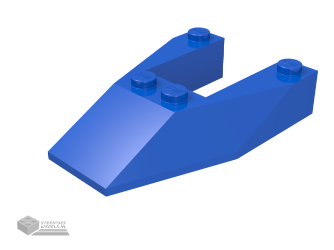 6153B – Wedge 6 x 4 uitsnede met nop inkepingen