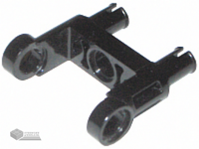 48496 – Technic, pin Connector Toggle Joint Smooth dubbel met 2 pins