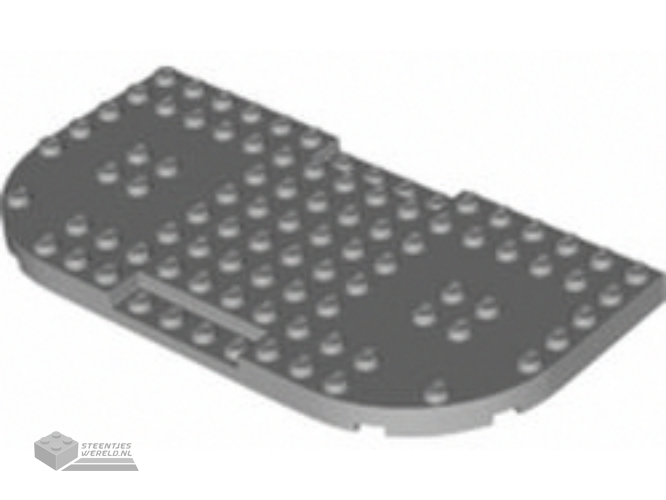 74166 – Brick, Modified 8 x 16 x 2/3 met 1 x 4 Indentations en 2 Rounded hoeken