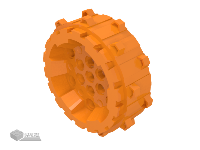 64711 – Wheel Hard Plastic met Small Cleats