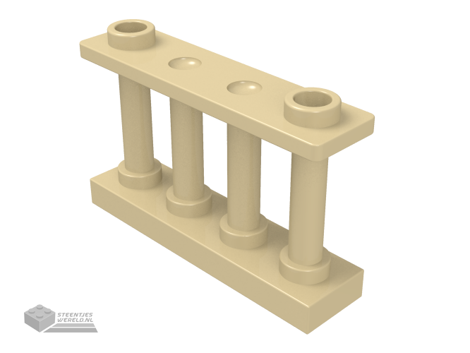 30055 – Hekje 1 x 4 x 2 spijlen met 2 noppen