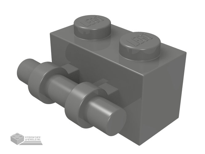 30236 – Steen, aangepast 1 x 2 met staaf Hendel op zijkant