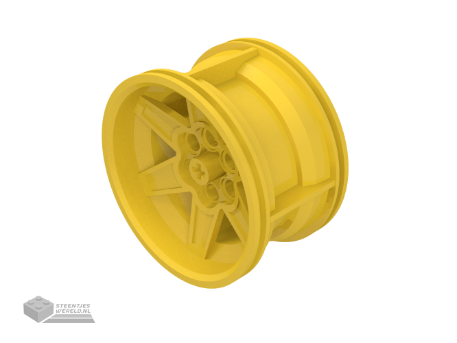 15038 – Wheel 56mm D. x 34mm Technic Racing Medium, 6 pin gaten