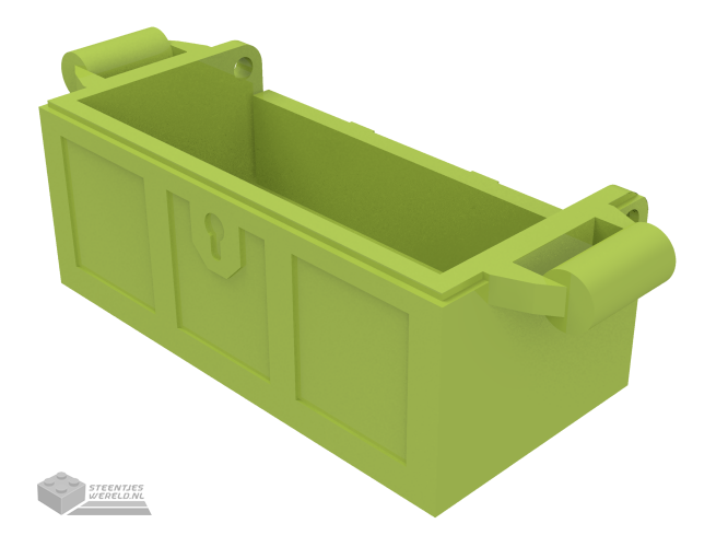 4738a – Container, Treasure Chest onderkant met gleuven in achterkant