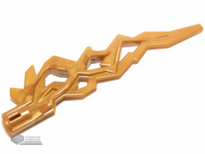 11302 - Hero Factory Weapon Accessory - Flame/Lightning Bolt met Technic as gat
