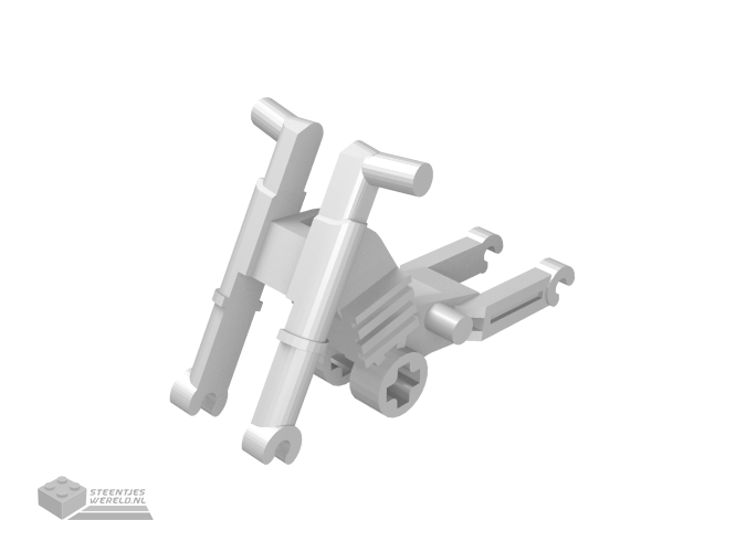 50859b – Motorcycle Chassis, Long Fairing Mounts en Foot Pegs