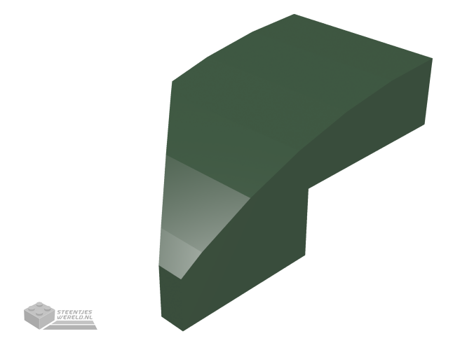 29119 – Wedge 2 x 1 x 2/3 met nop inkeping rechts