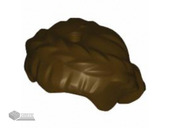 64807 – Minifigure, Hair Female Short, Braided op zijkanten, gat op bovenkant