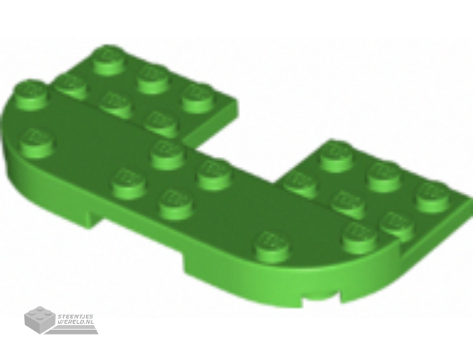 73832 – Plate, Round 4 x 8 x 2/3, Raised 2 x 8 en 2 x 2 Cutout