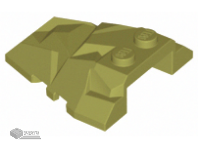64867 – Wedge 4 x 4 Fractured Polygon bovenkant
