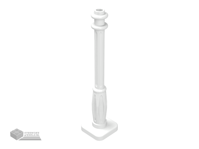 2039 - Support 2 x 2 x 7 Lamp Post, 6 Base Flutes