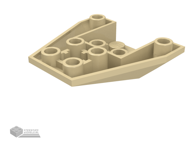 13349 – Wedge 4 x 4 Triple omgekeerd met connecties tussen 4 noppen