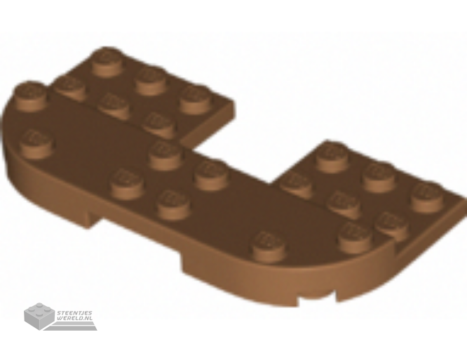 73832 – Plate, Round 4 x 8 x 2/3, Raised 2 x 8 en 2 x 2 Cutout