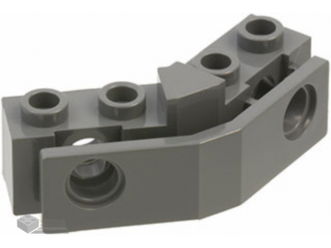 2991 - Technic, Steen 1 x 2 - 1 x 2 Angled met Bumper houder