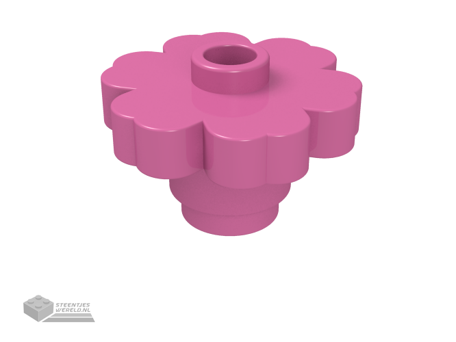 4728 - Plant Flower 2 x 2 Rounded - Open Stud