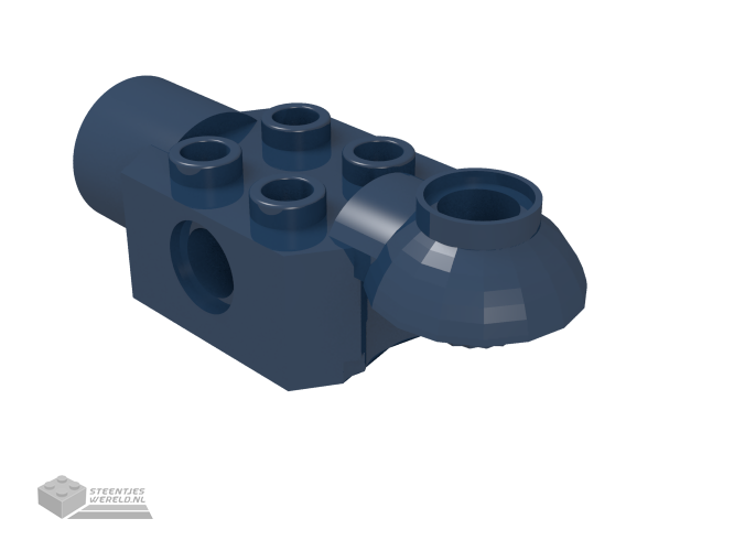 47452 – Technic, Brick Modified 2 x 2 met Pin gat, Rotation Joint Ball Half (Horizontal Top), Rotation Joint Socket