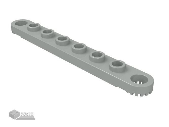 4442 - Technic, Plate 1 x 8 met Toothed Ends