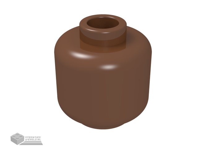 3626b – Minifigure, hoofd (Plain) -deels open nopje
