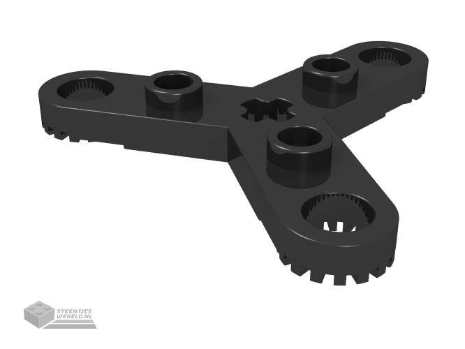 2712 - Technic, Plate Rotor 3 Blade with Toothed Ends and 3 Studs (Propeller)