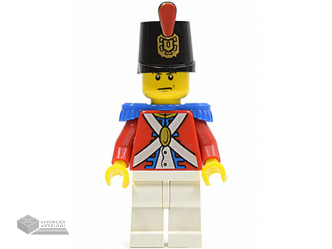 pi090 - Imperial Soldier II - Shako Hat Printed, Scowl
