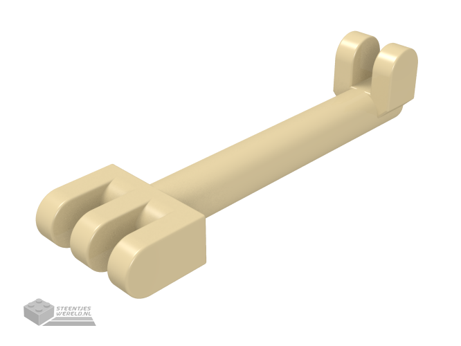 2880 - Hinge Bar 2.5L met 2 en 3 Fingers op uiteindes (Pantograph Shoe houder)